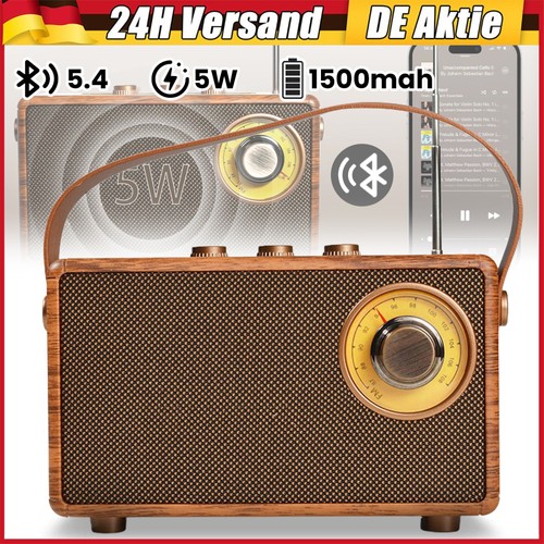 Retro radio bluetooth klein - radio,