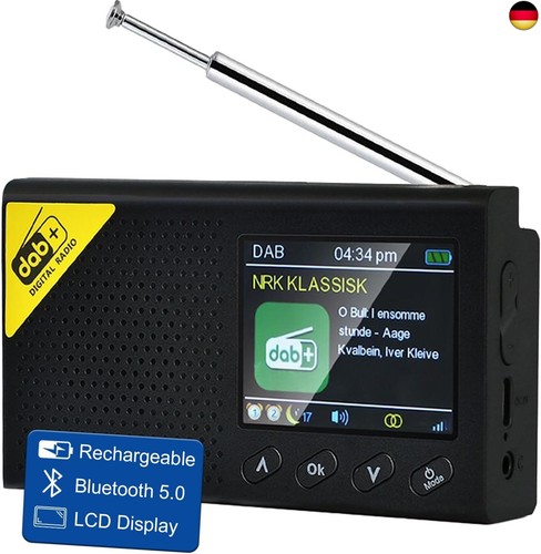 Tragbares dab radio - tragbares,