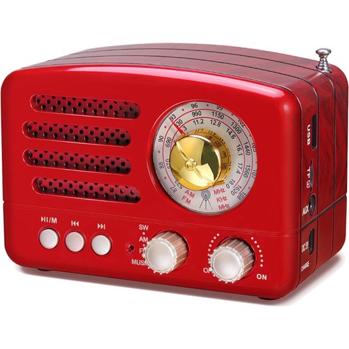 Retro radio sw bluetooth - radio,