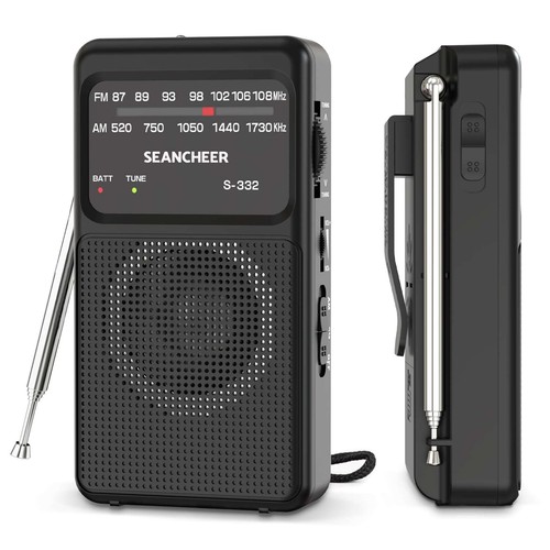 Das kleine tragbare radio - tragbare,